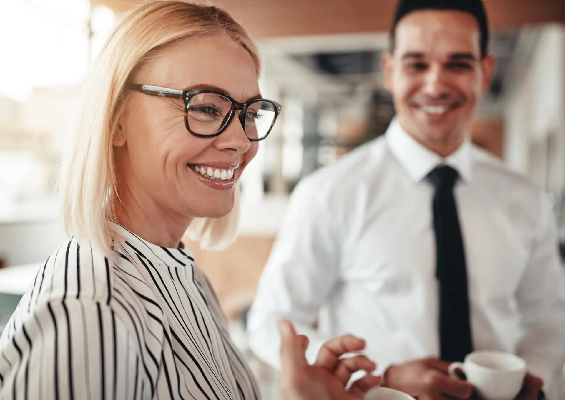 Professionnel souriant