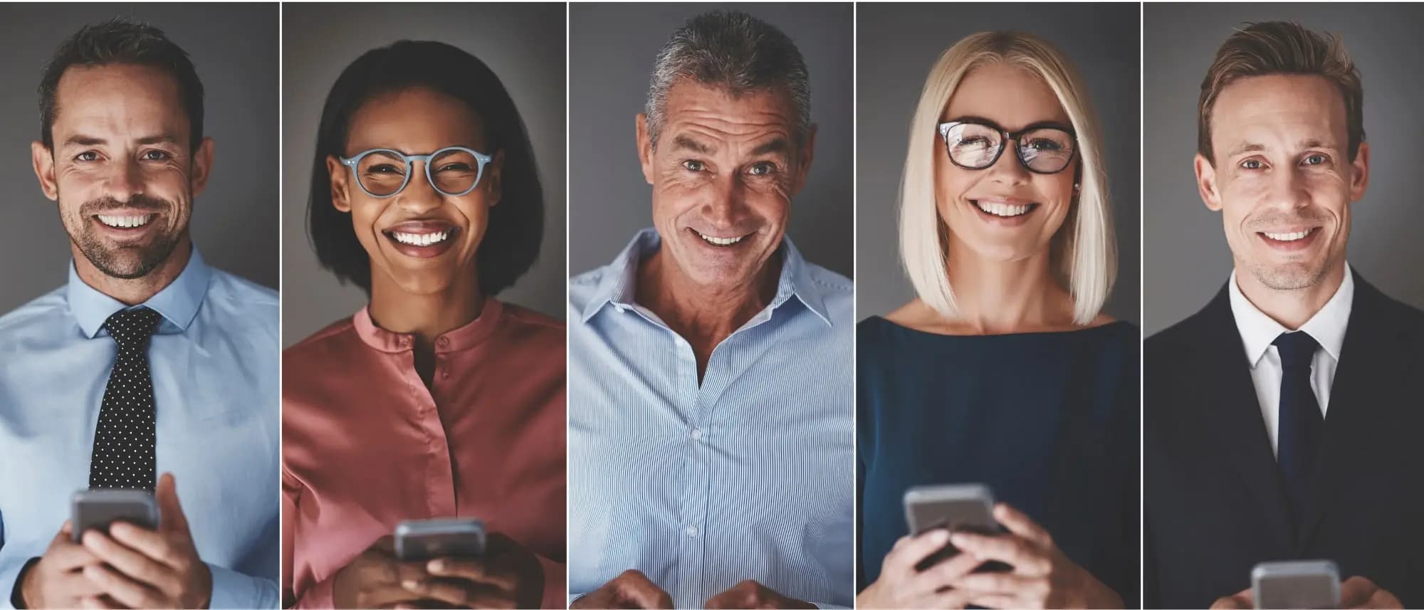 Conseiller immobilier Ecotransac souriants